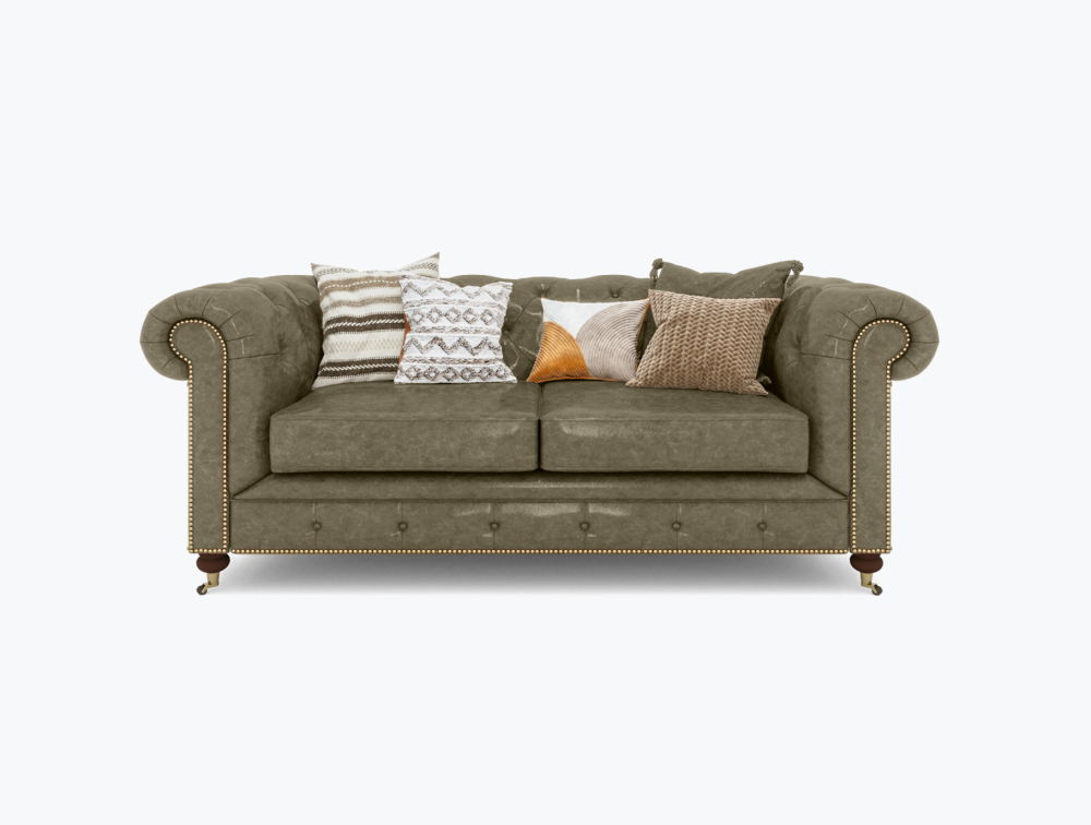 Columbus Leather Sofa-3 Seater -Leather-Atmosphere