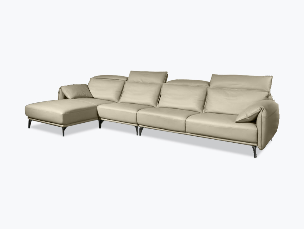 Munich Leather Sofa-L-Shape-Leather-Atmosphere