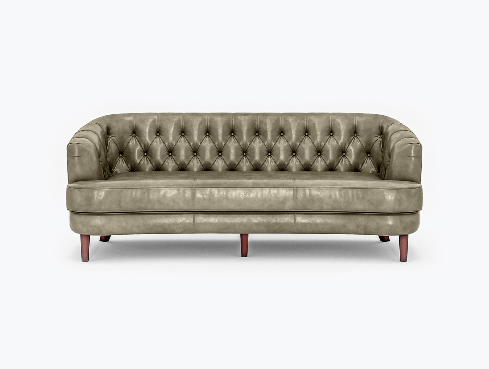 Benton Leather Sofa-1 Seater -Leather-Atmosphere