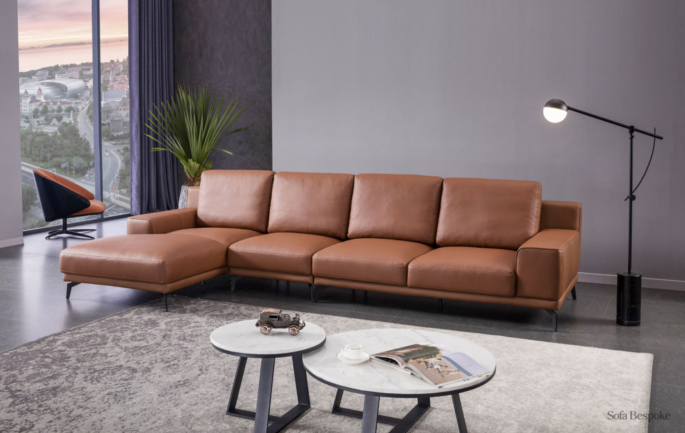Florence Leather Sofa -Corner-Leather-Default
