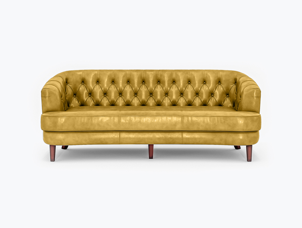 Benton Leather Sofa-3 Seater -Leather-EMBOSSINGS-ON-VESUVIO