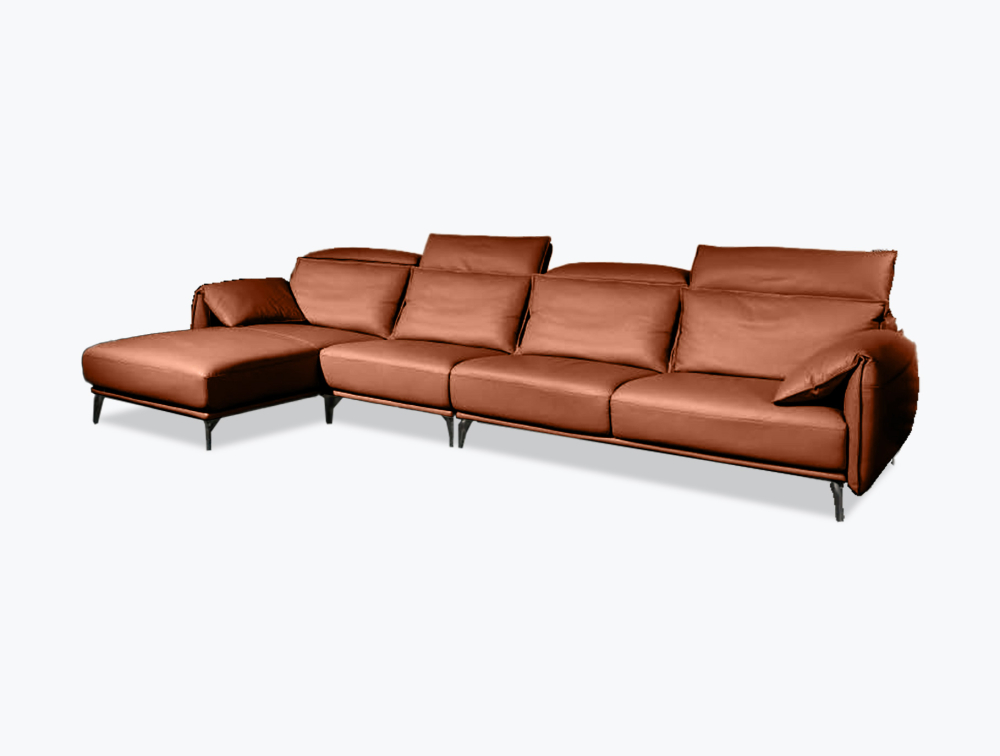 Munich Leather Sofa-L-Shape-Leather-CLASSIC