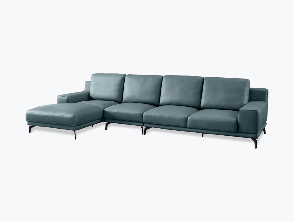 Florence Leather Sofa -Corner-Leather-LINEA-COLLECTION