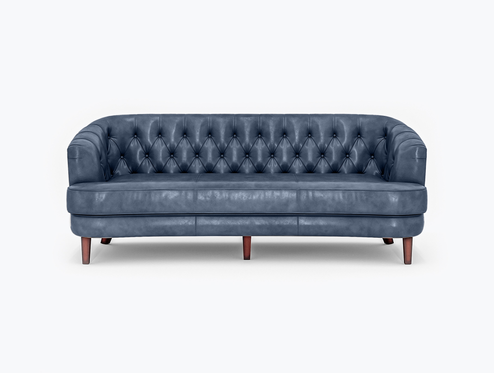 Benton Leather Sofa-1 Seater -Leather-Kairos