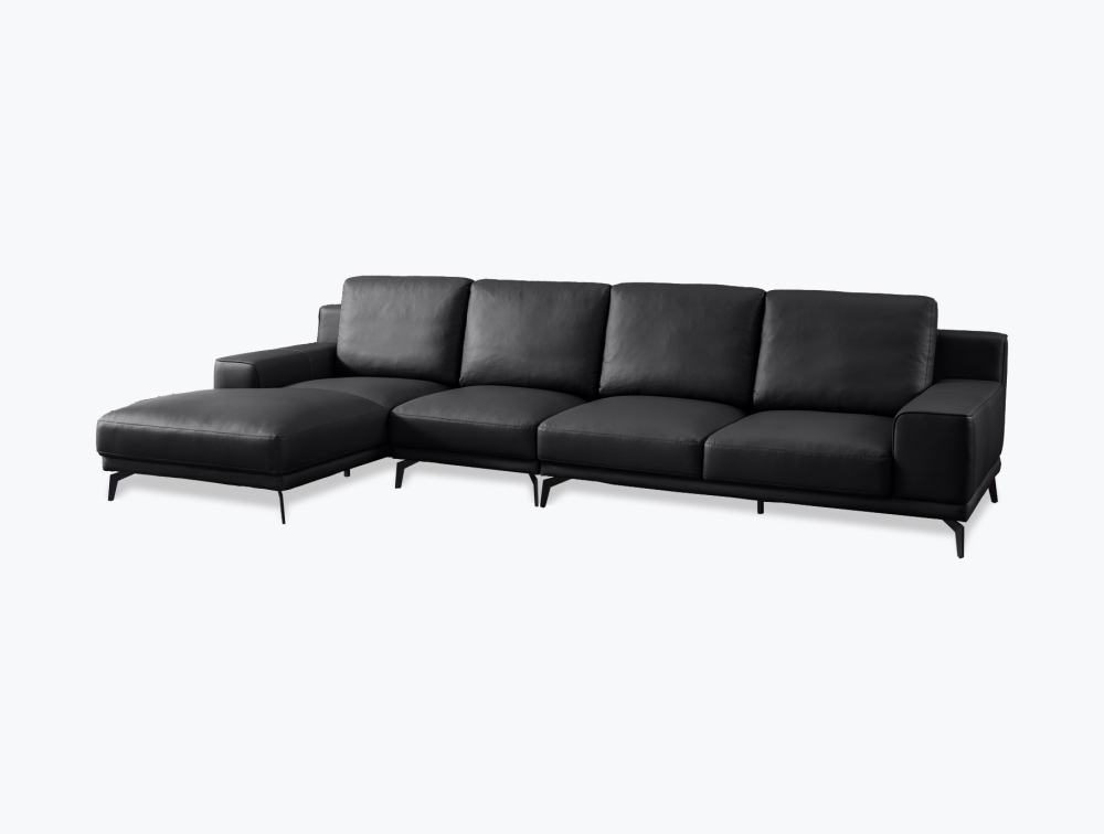 Florence Leather Sofa -Corner-Leather-VOGUE