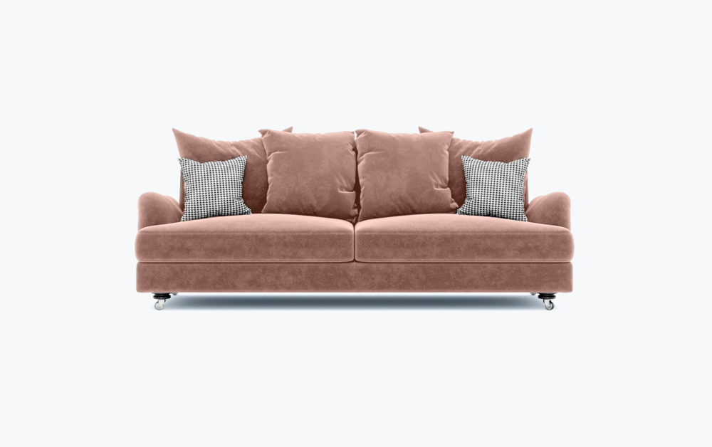 Gloopy Sofa-3 Seater -Wool-Beech