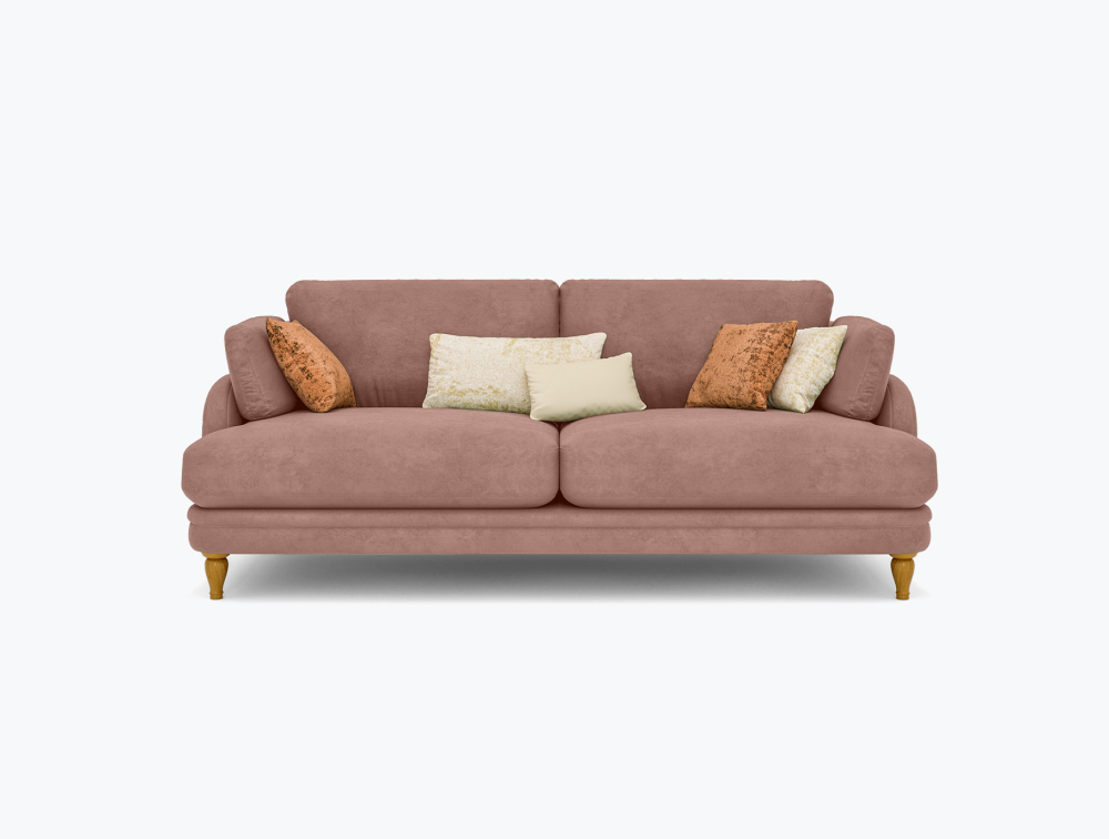 Mushy Sofa-3 Seater -Wool-Beech