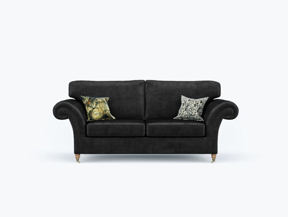 Preston Sofa-3 Seater -Wool-Black