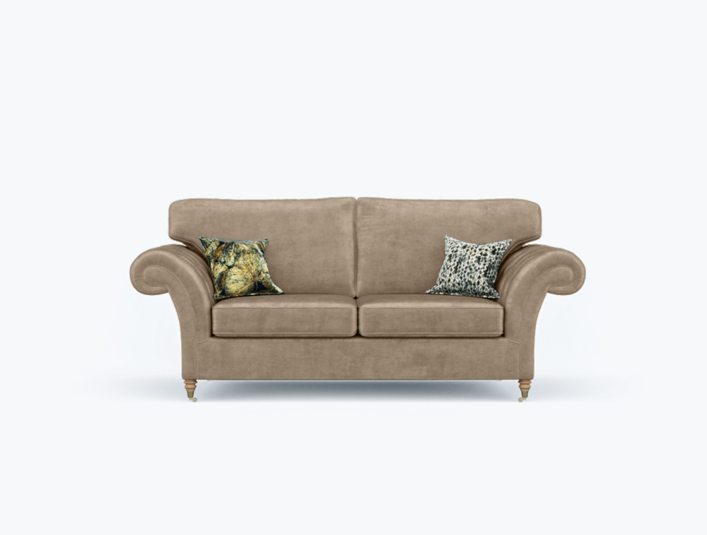 Preston Sofa-2 Seater -Wool-Brown