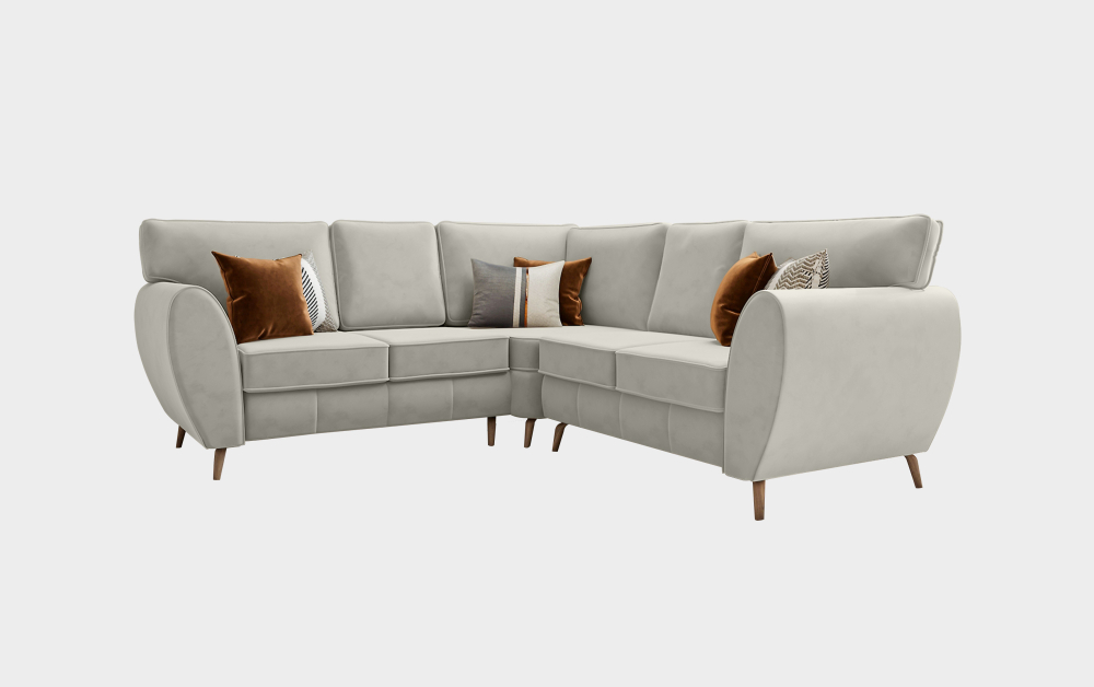 Derby Classic Sofa-corner-Velvet-Cream