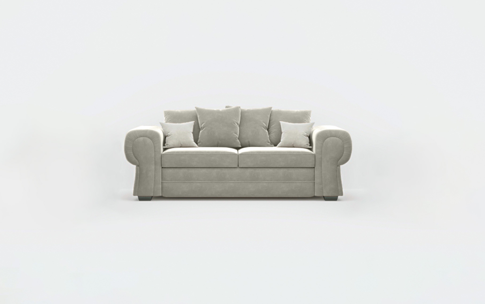 Durham Scatter Cushion Sofa -1 Seater -Wool-Cream
