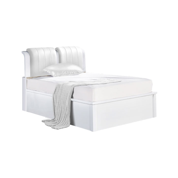 Dublin White Bed-Single-Dublin White on White