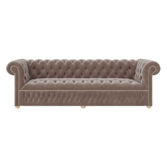 Dustantable Chesterfield 3 Seated Sofa
