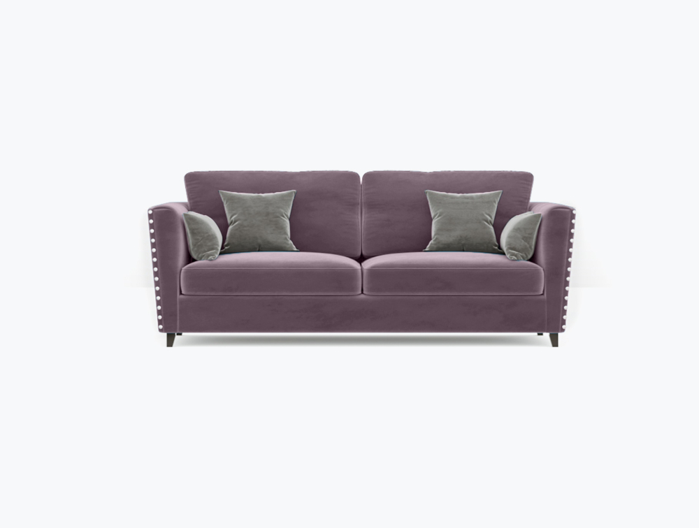 Peterborough Sofa-2 Seater -Wool-Grape