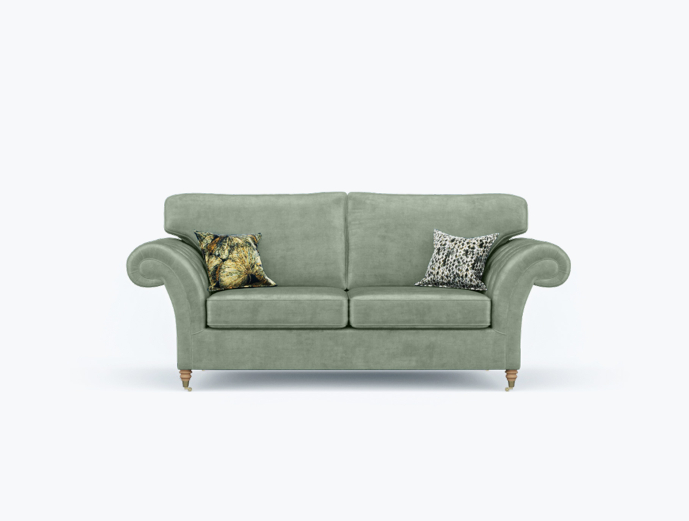 Preston Sofa-3 Seater -Wool-Light Green
