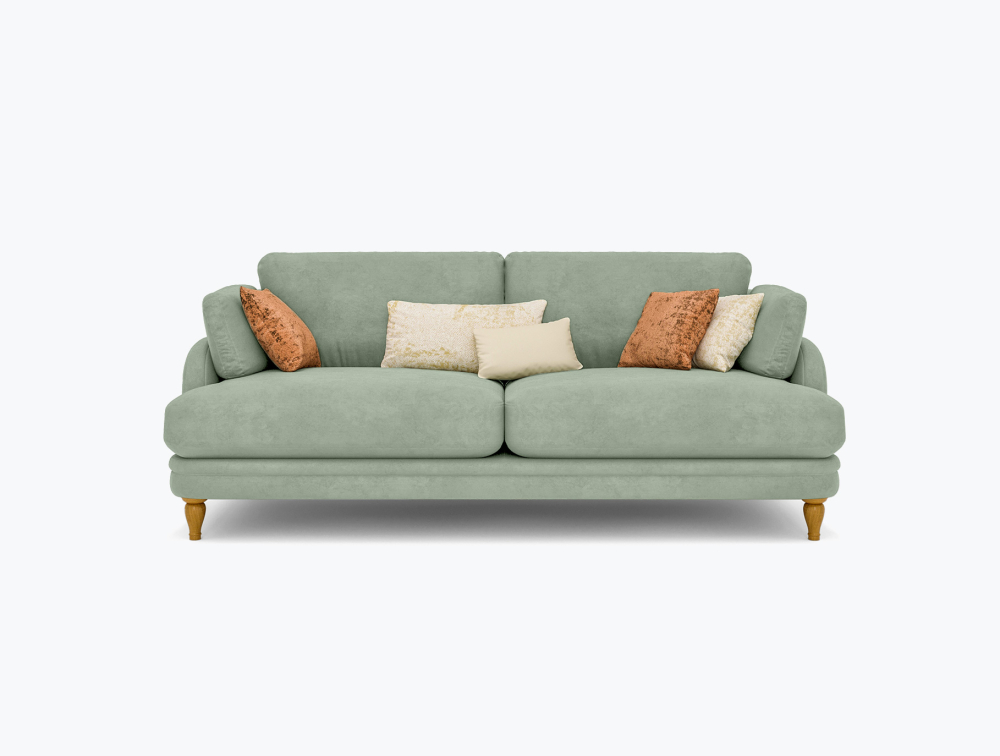 Mushy Sofa-1 Seater -Wool-Light Green