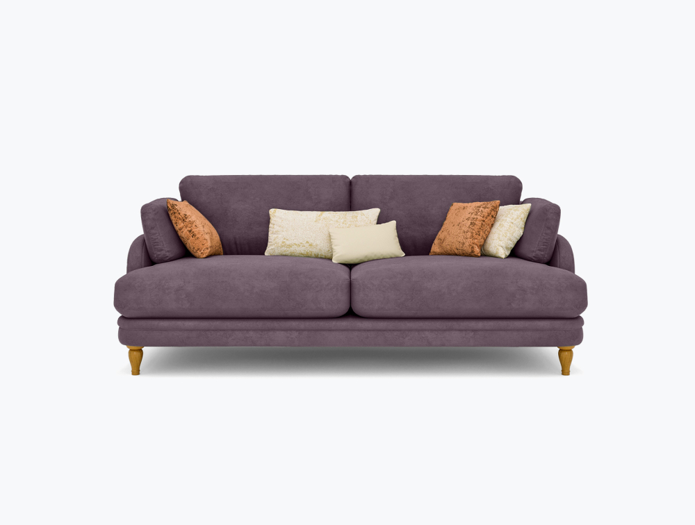 Mushy Sofa-3 Seater -Wool-Mauve