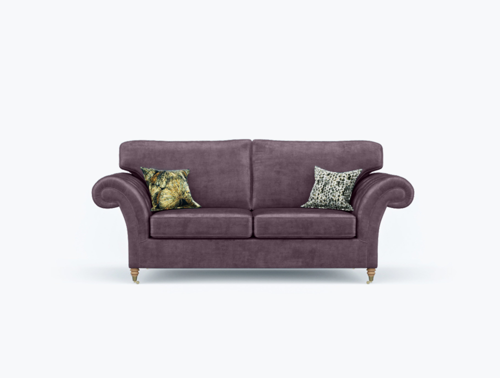 Preston Sofa-3 Seater -Wool-Mauve