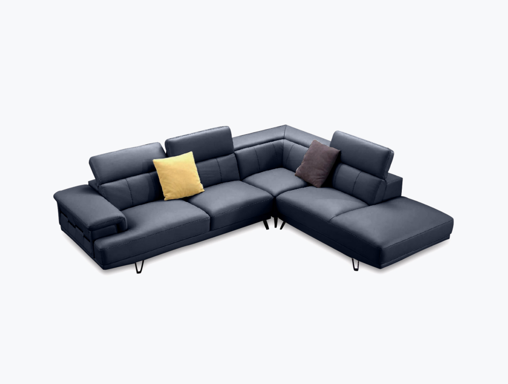 Amsterdam Leather Sofa-Corner-Leather-SEQUOIA