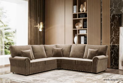 Belfast Sofa-Velvet-Orange