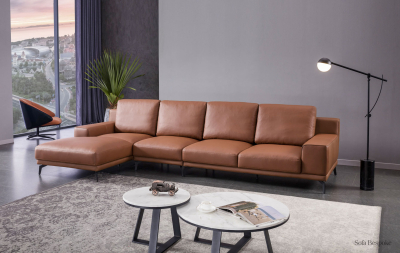 Florence Leather Sofa 