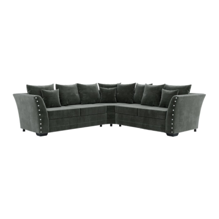 Cardiff Curved Arms Corner Sofa