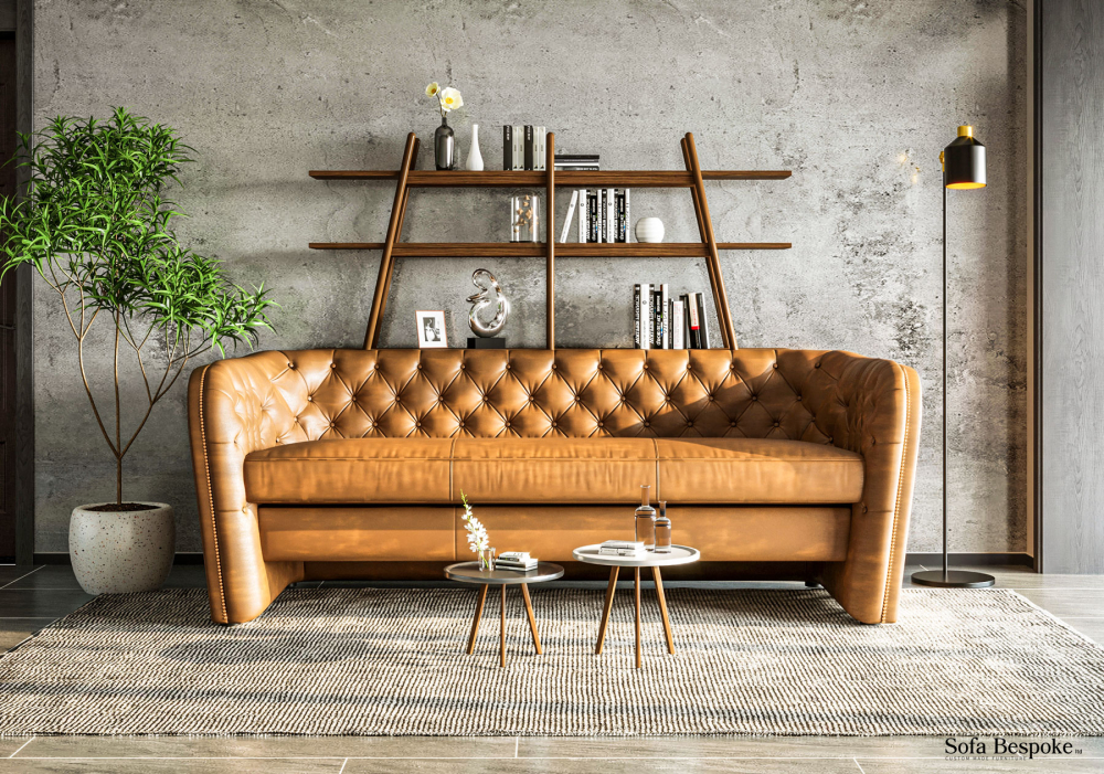 Denver 3 Seater Leather Sofa-Corner-Leather-Default