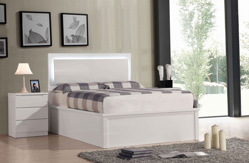 Moscow Slim LED Bed-Single-Default