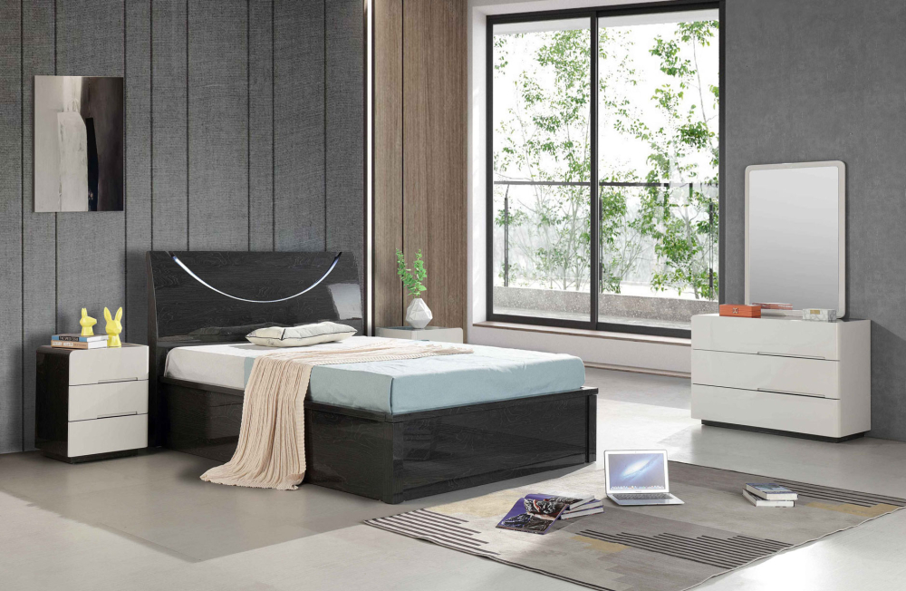 River Twin Grey Bed-Single-Default