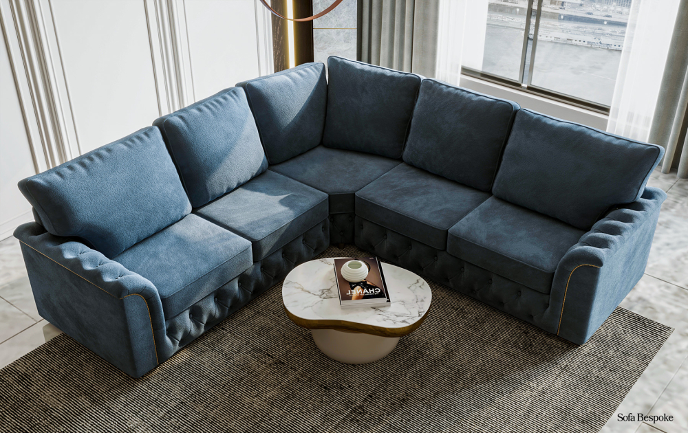 Coventry Club Corner Sofa-Velvet-Corner-Default