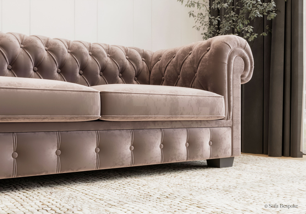 Manchester Chesterfield-3 Seater -Velvet-Default