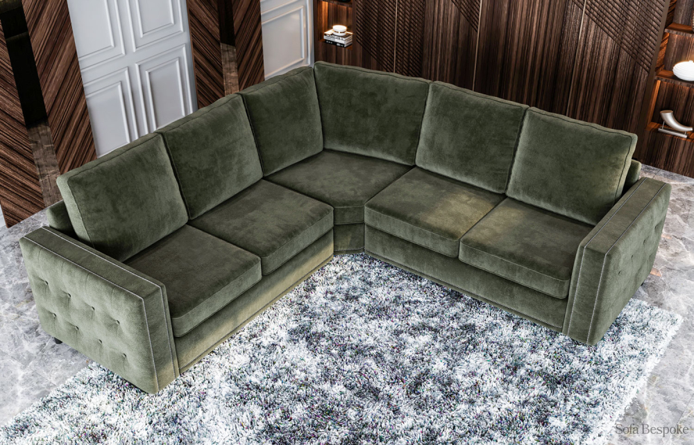 Stirling Corner Sofa-corner-Velvet-Default