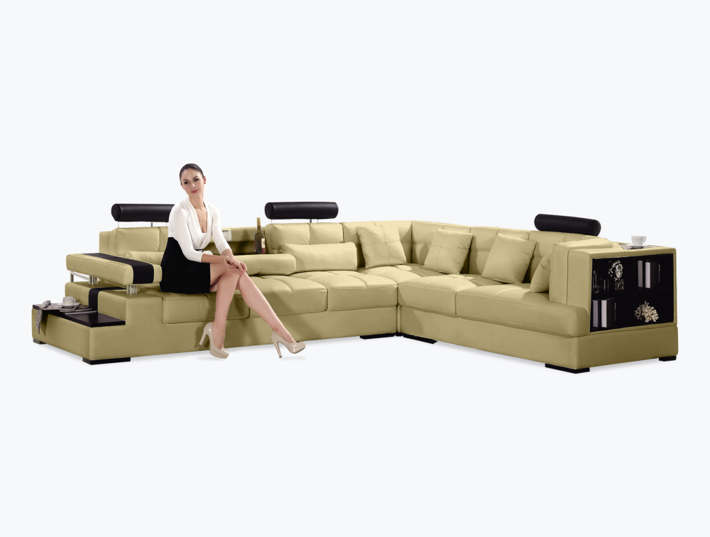 Madrid Leather Sofa-Corner-Leather-Premier-Sissy