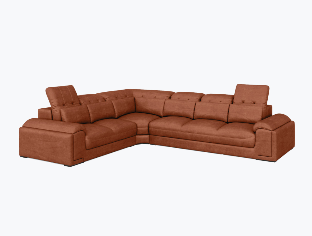 Portsmouth Leather Sofa-Corner-Leather-Antique-Collection
