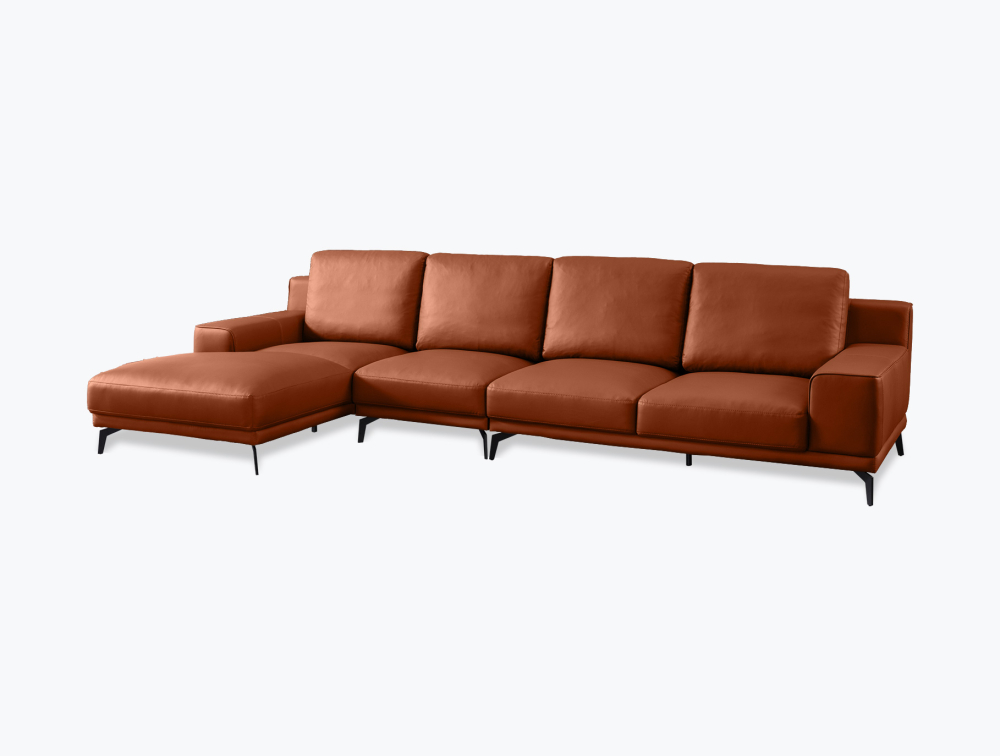 Florence Leather Sofa -Corner-Leather-CLASSIC