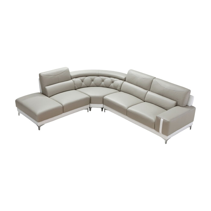 Berlin 5 Seater Leather Corner Sofa