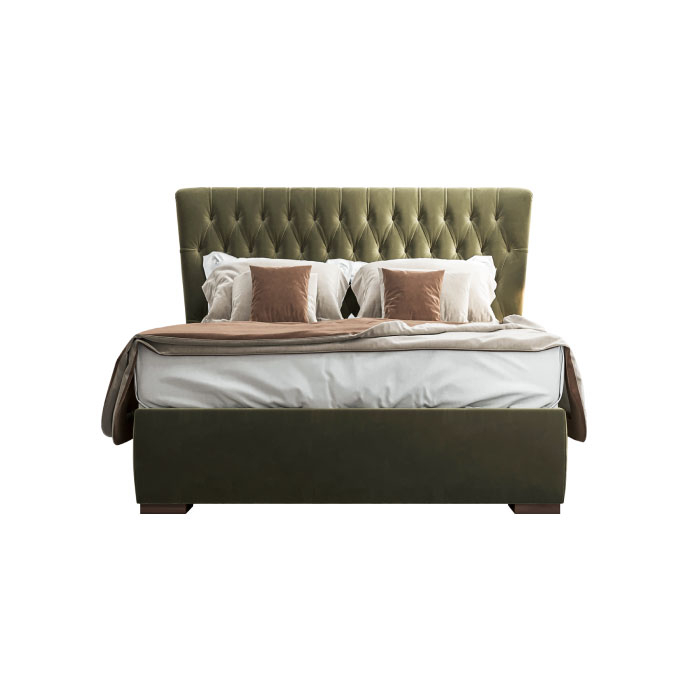 Bristol Chesterfield Green Bed