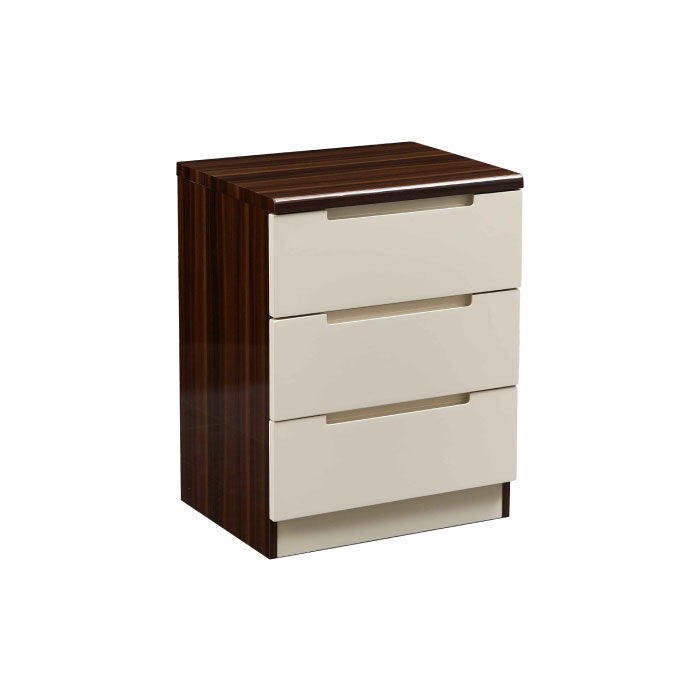 Copenhagen Glossy Walnut side Night Stand