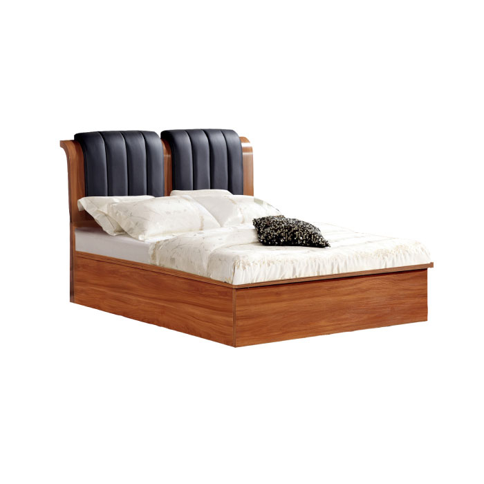 Dublin Black Maat Walnut Bed