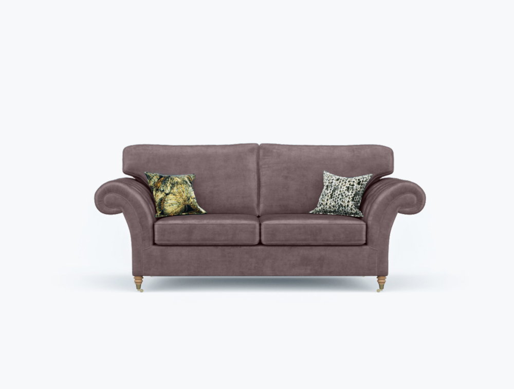 Preston Sofa-3 Seater -Wool-Grape