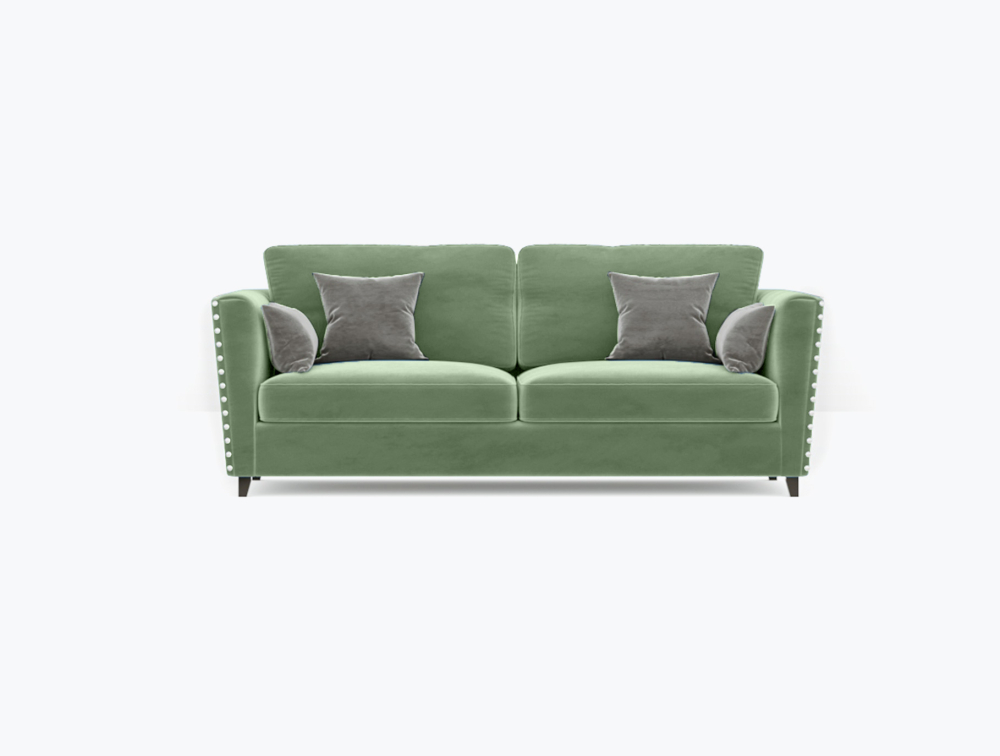 Peterborough Sofa-3 Seater -Wool-Green