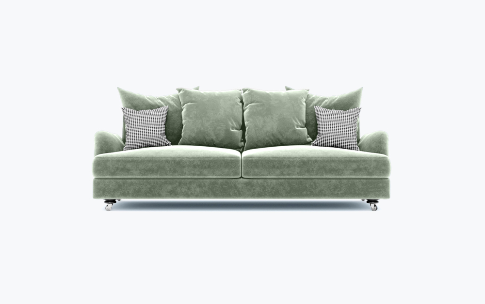 Gloopy Sofa-3 Seater -Wool-Light Green