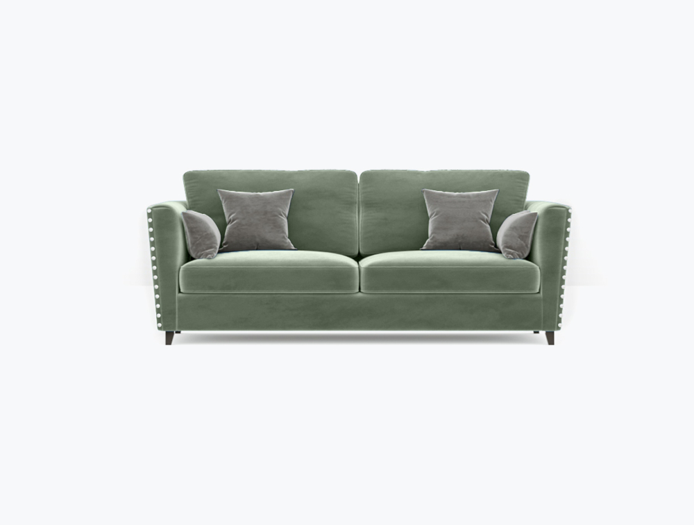 Peterborough Sofa-3 Seater -Wool-Light Green