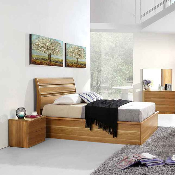 Lisbon Walnut Bed