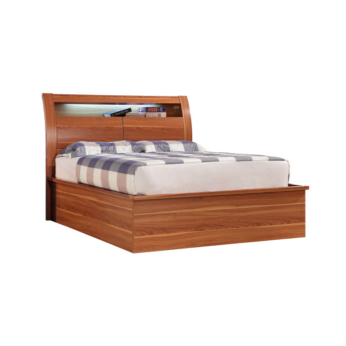 Moscow Maat Walnut Bed