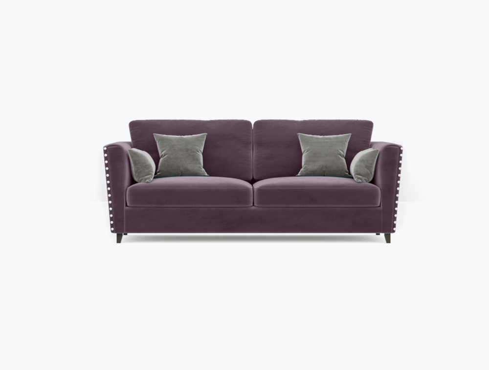Peterborough Sofa-1 Seater -Wool-Mauve