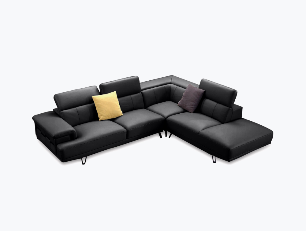 Amsterdam Leather Sofa-Corner-Leather-VOGUE